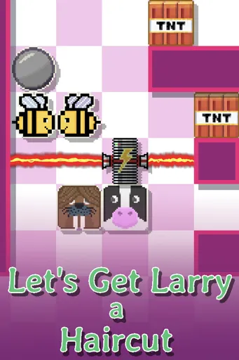 Boxart for game Let's Get Larry A Haircut